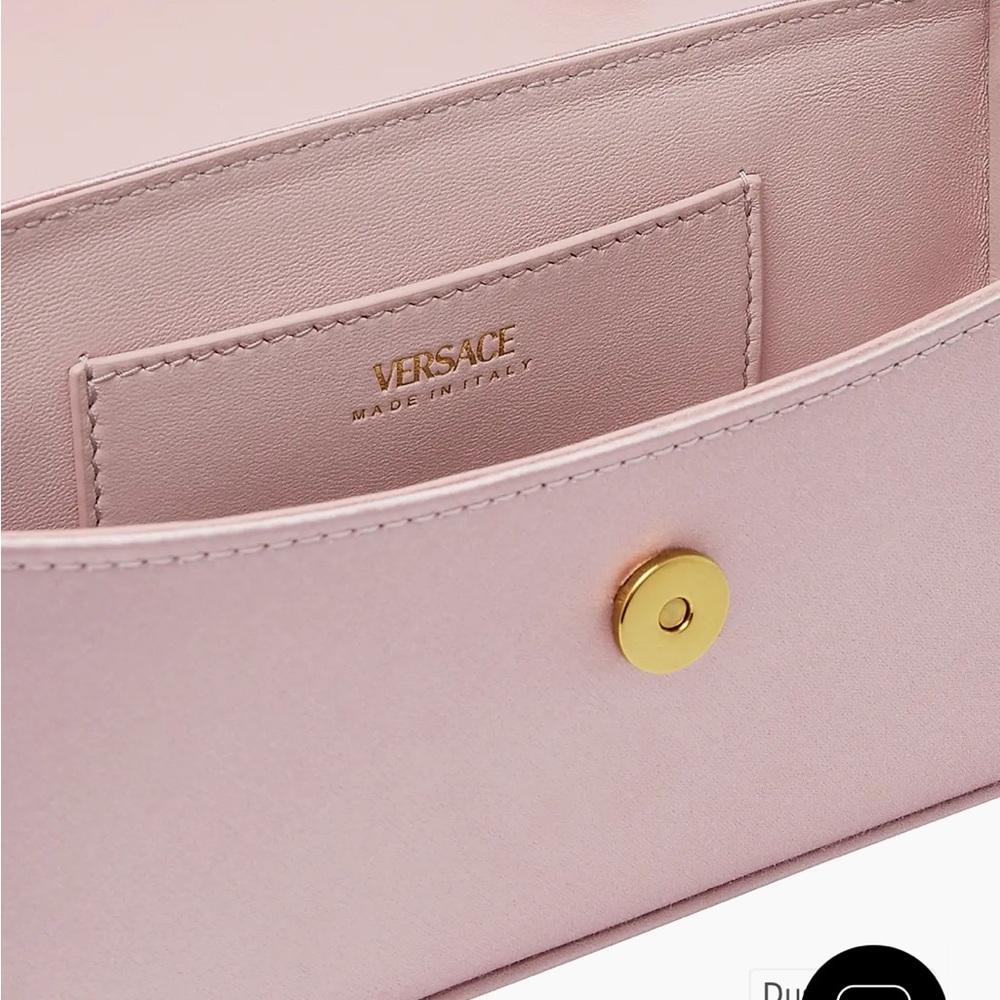 Versace Pink and Gold Mini Bag with Medusa Medallion - Picture 3 of 3